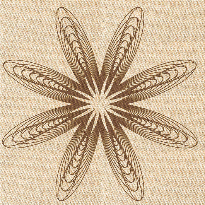 Round Machine Washable Transitional Bronze Brown Rug, wshpat3349org