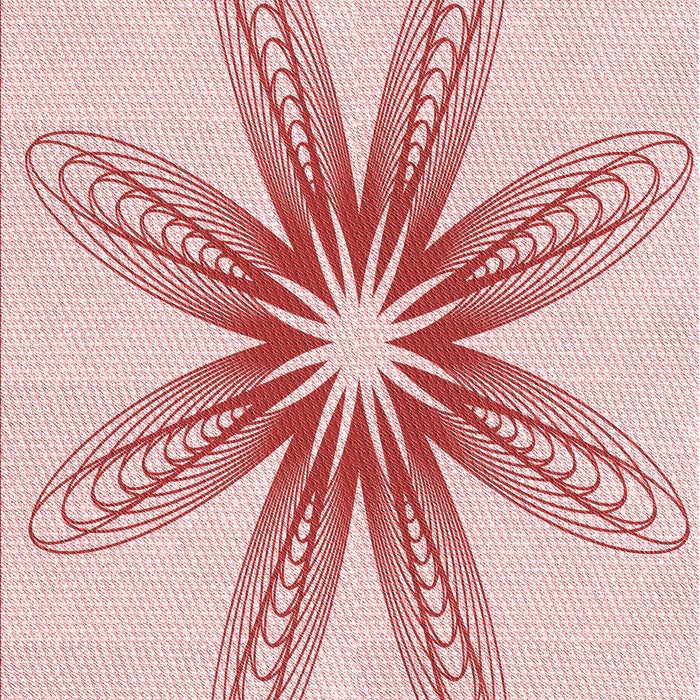 Machine Washable Transitional Light Rose Pink Rug, wshpat3349rd