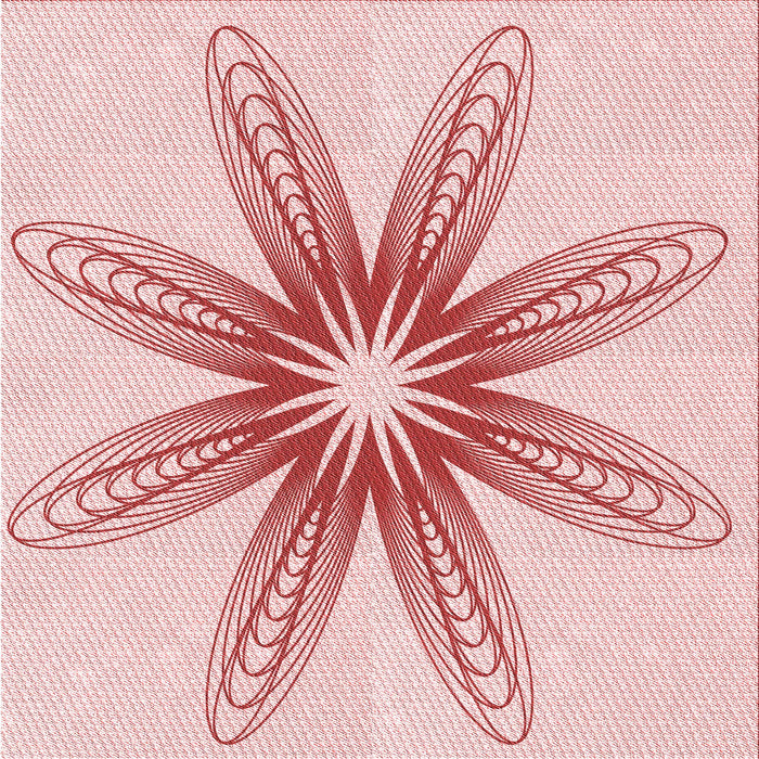 Round Patterned Light Rose Pink Rug, pat3349rd