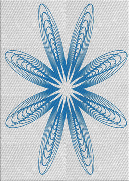 Patterned Water Blue Novelty Rug, pat3349