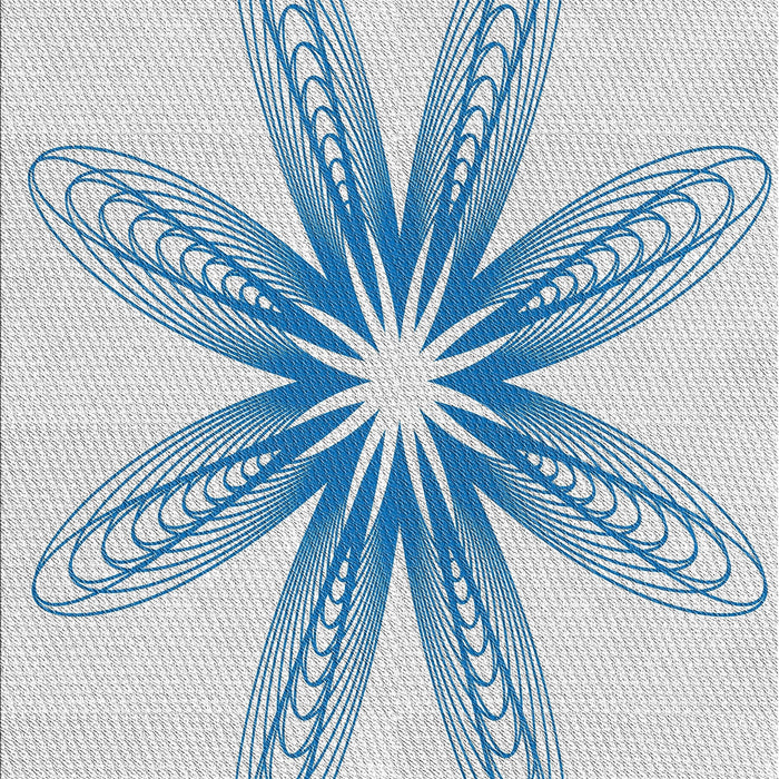 Machine Washable Transitional Water Blue Rug, wshpat3349