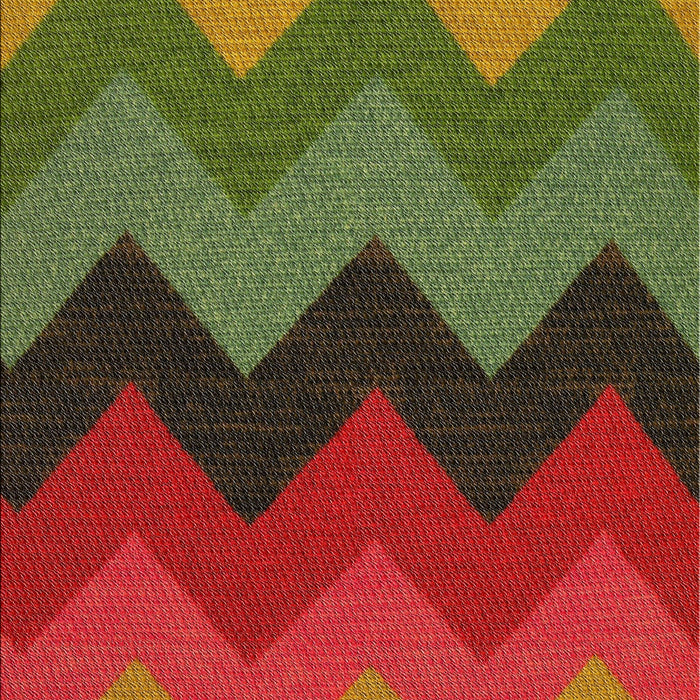 Machine Washable Transitional Tomato Red Rug, wshpat334