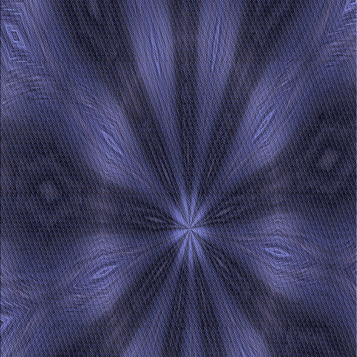 Patterned Deep Periwinkle Purple Rug, pat335blu