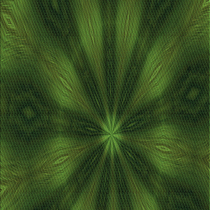 Patterned Dark Forest Green Rug, pat335grn