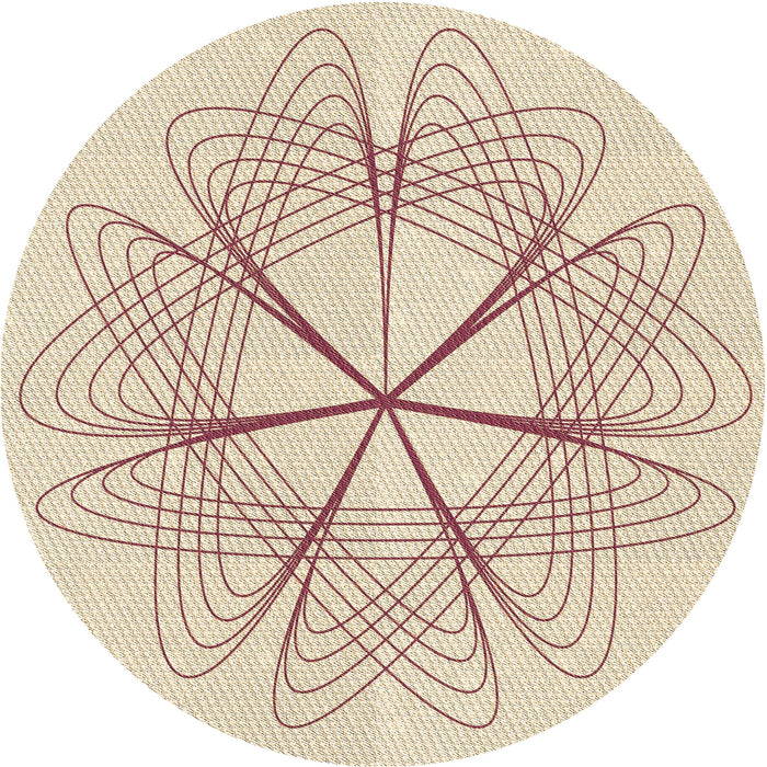 Square Machine Washable Transitional Light Copper Gold Rug in a Living Room, wshpat3350brn