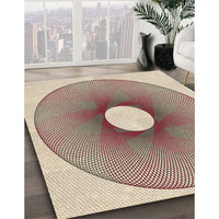 Patterned Sienna Brown Rug, pat3351brn