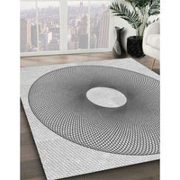 Patterned Gainsboro Gray Rug, pat3351gry