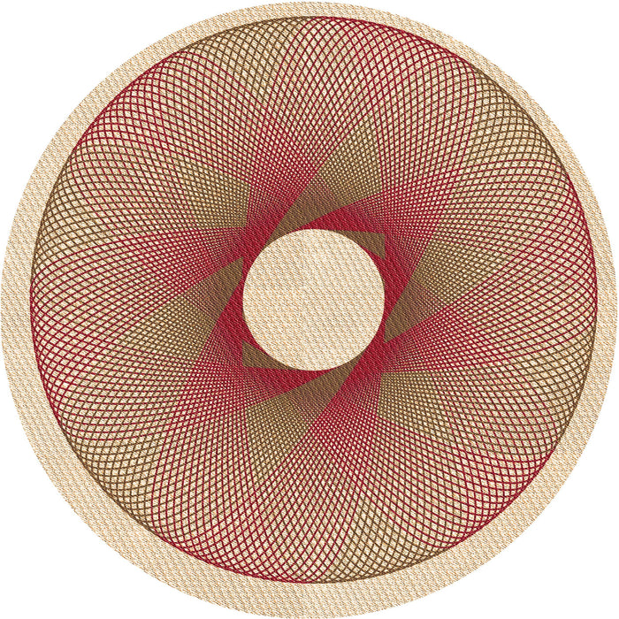 Square Machine Washable Transitional Red Rug in a Living Room, wshpat3351org