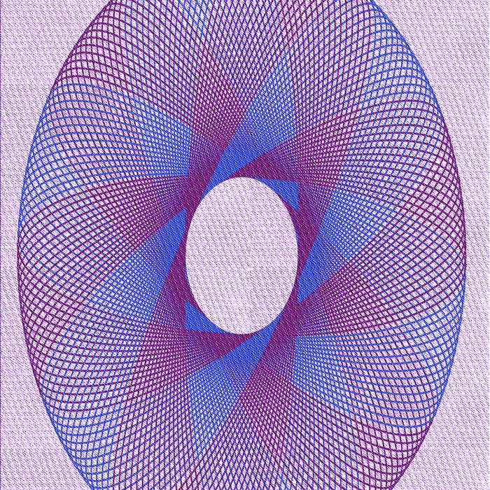 Patterned Purple Plum Purple Rug, pat3351pur