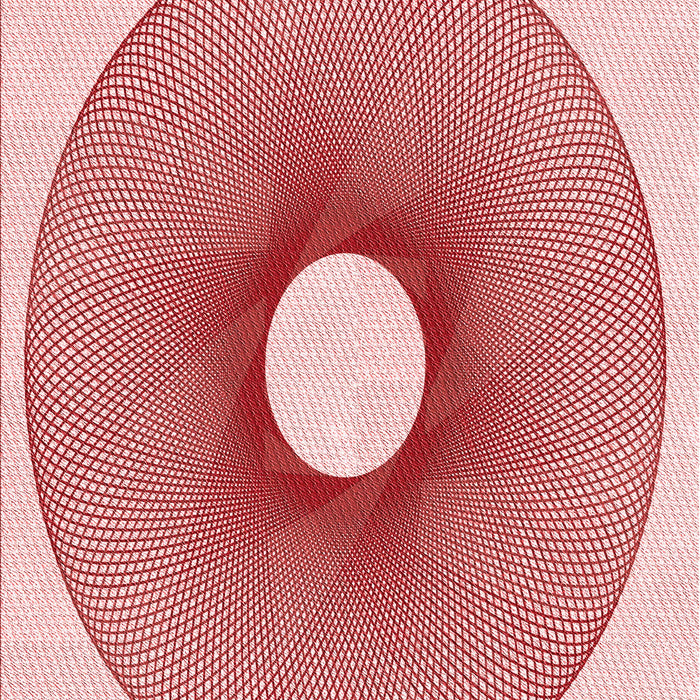 Patterned Light Red Pink Rug, pat3351rd