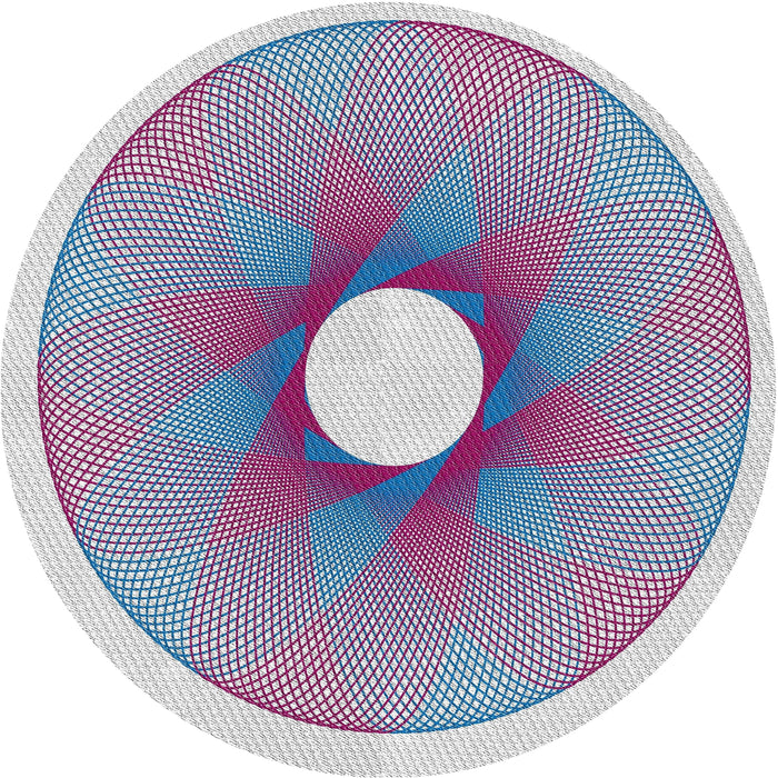 Square Machine Washable Transitional Pale Blue Lily Blue Rug, wshpat3351