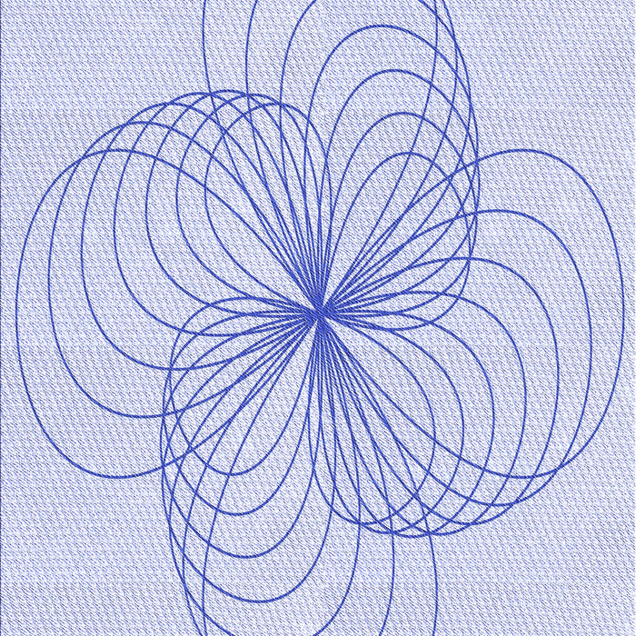 Machine Washable Transitional Lavender Blue Rug, wshpat3352blu