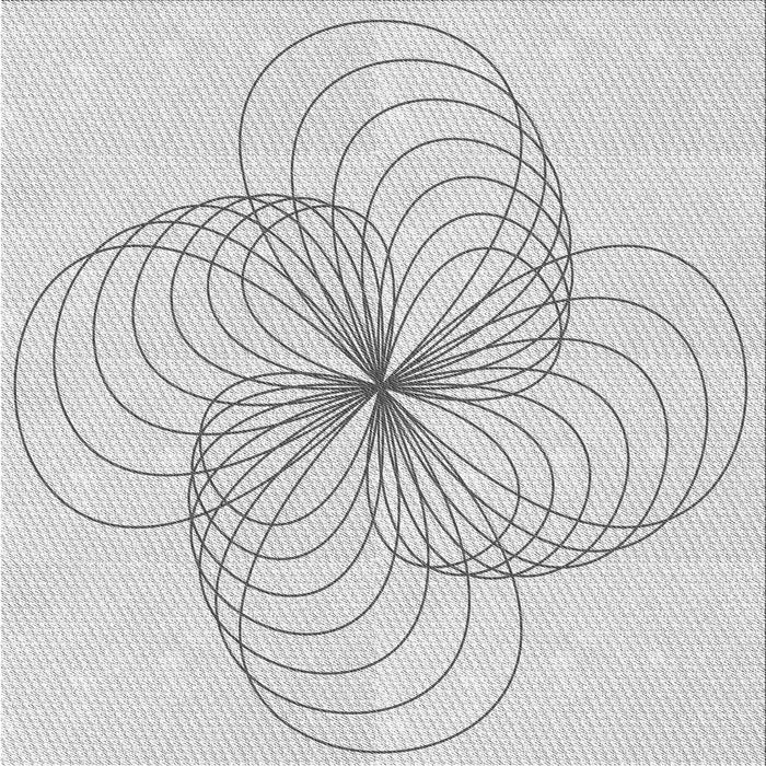 Round Machine Washable Transitional Platinum Gray Rug, wshpat3352gry