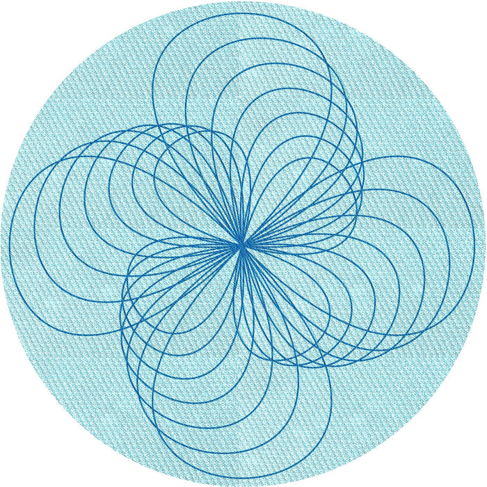 Square Machine Washable Transitional Diamond Blue Rug in a Living Room, wshpat3352lblu