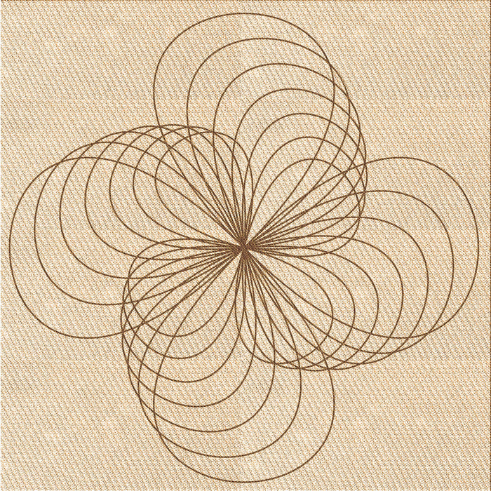 Round Machine Washable Transitional Moccasin Beige Rug, wshpat3352org