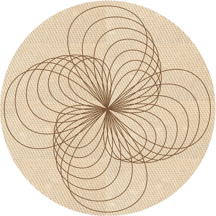 Square Machine Washable Transitional Moccasin Beige Rug in a Living Room, wshpat3352org