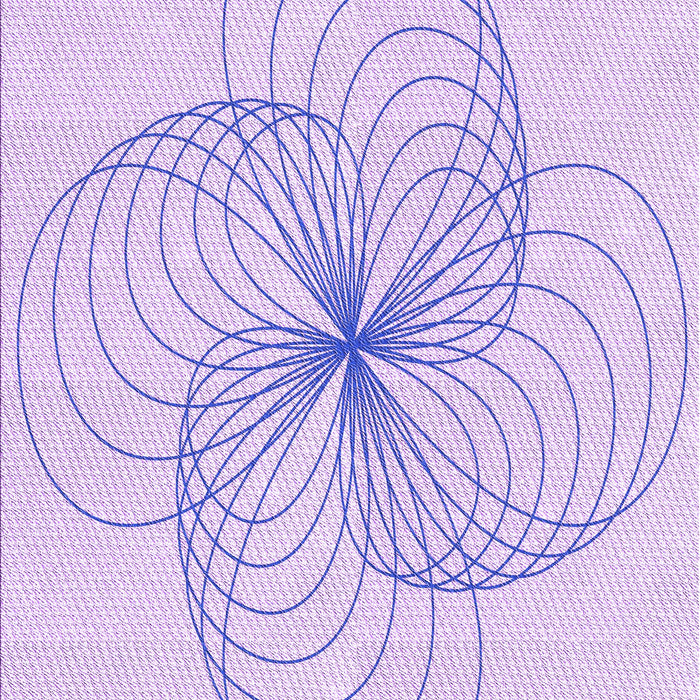 Machine Washable Transitional Bright Lilac Purple Rug, wshpat3352pur