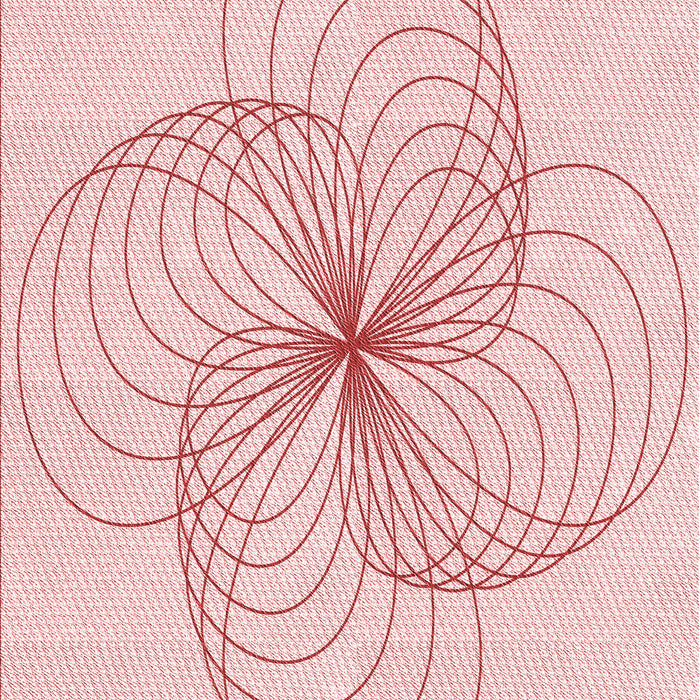 Machine Washable Transitional Pastel Red Pink Rug, wshpat3352rd