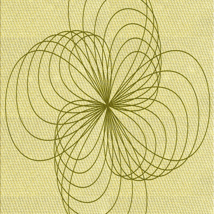 Machine Washable Transitional Sun Yellow Rug, wshpat3352yw