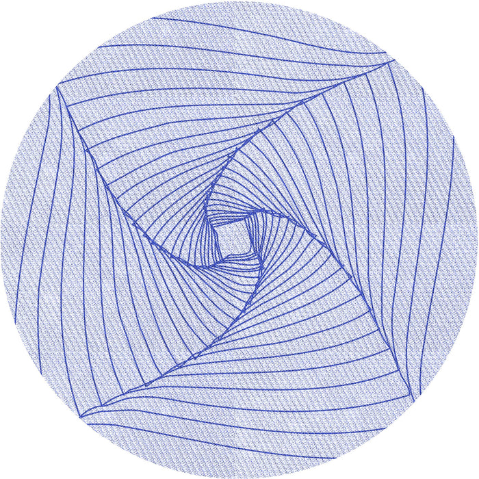 Square Patterned Lavender Blue Rug, pat3353blu