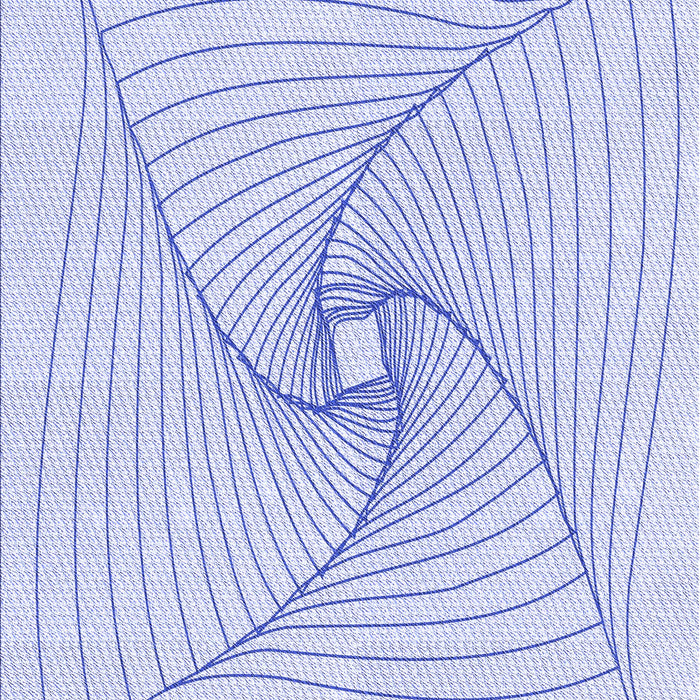 Machine Washable Transitional Lavender Blue Rug, wshpat3353blu