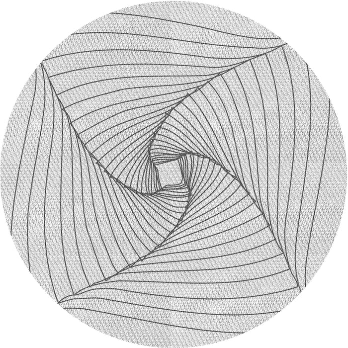 Square Machine Washable Transitional Platinum Gray Rug in a Living Room, wshpat3353gry