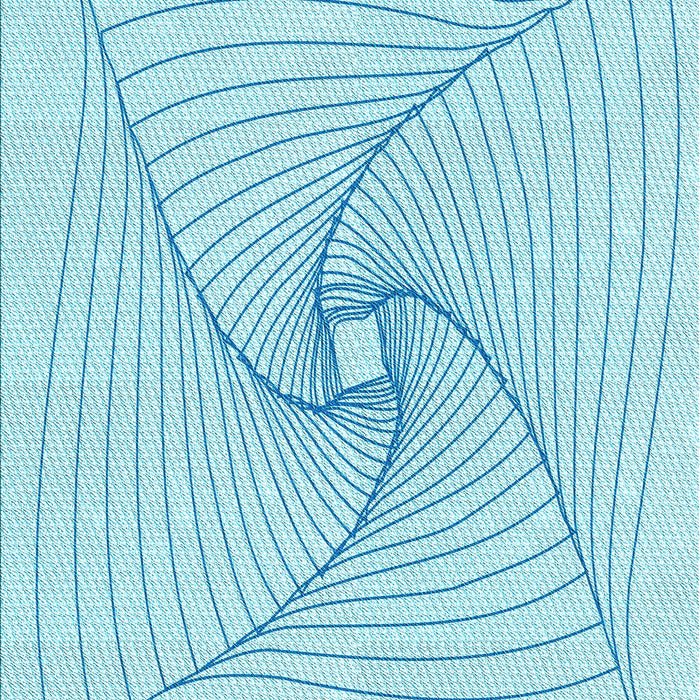 Patterned Diamond Blue Rug, pat3353lblu