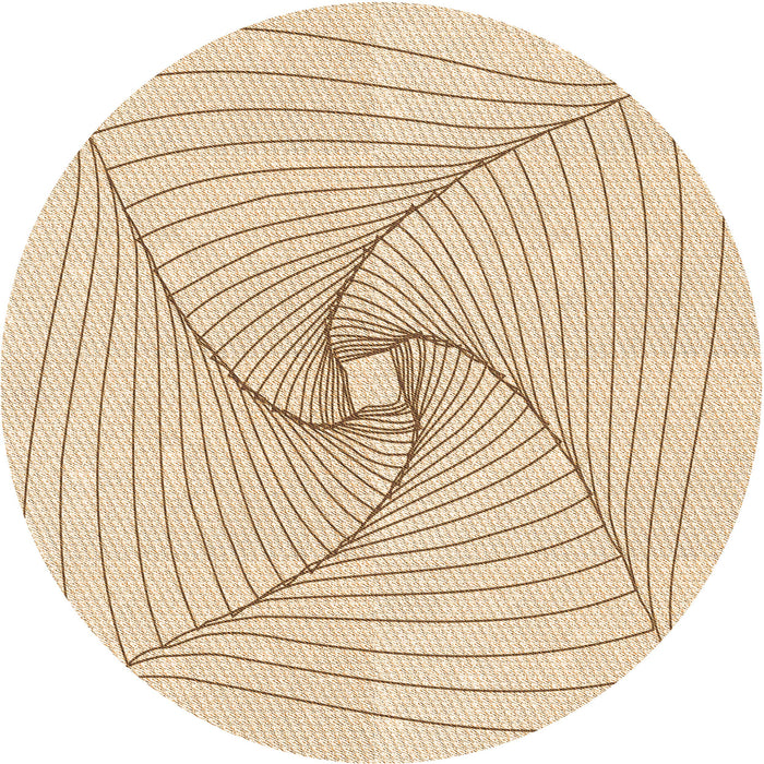 Square Machine Washable Transitional Brown Sand Brown Rug in a Living Room, wshpat3353org