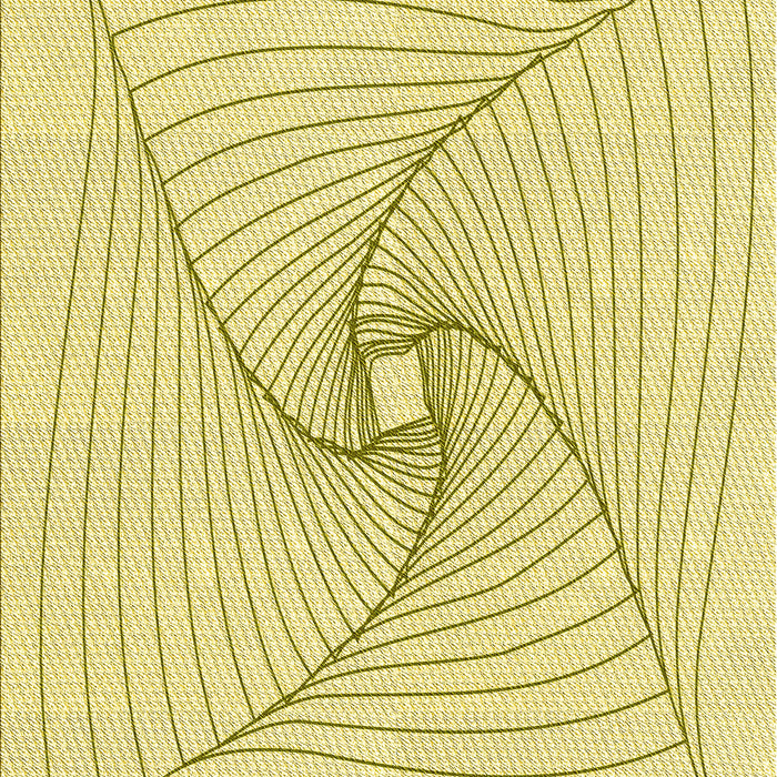 Patterned Sun Yellow Rug, pat3353yw