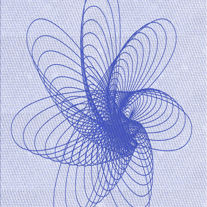 Machine Washable Transitional Lavender Blue Rug, wshpat3354blu