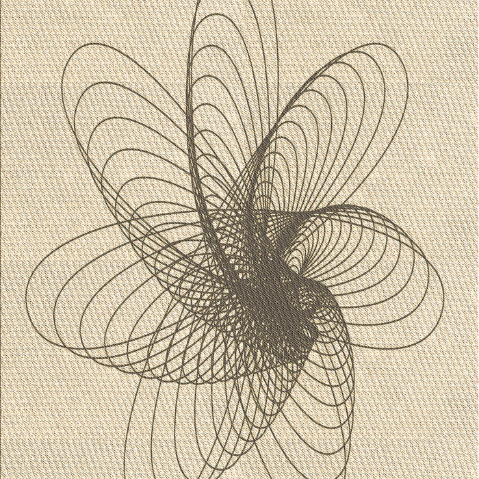 Patterned Moccasin Beige Rug, pat3354brn