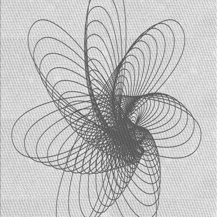 Patterned Platinum Gray Rug, pat3354gry