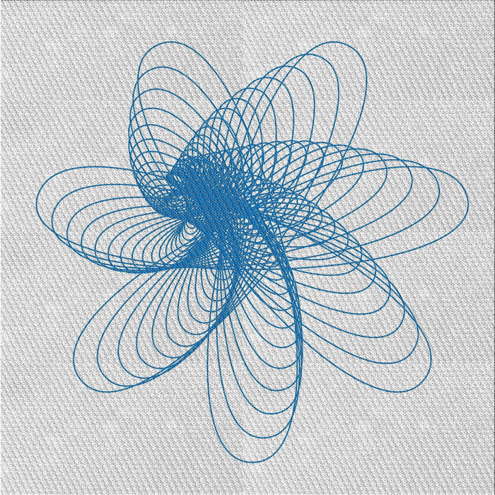 Square Patterned Off-White Novelty Rug, pat3354