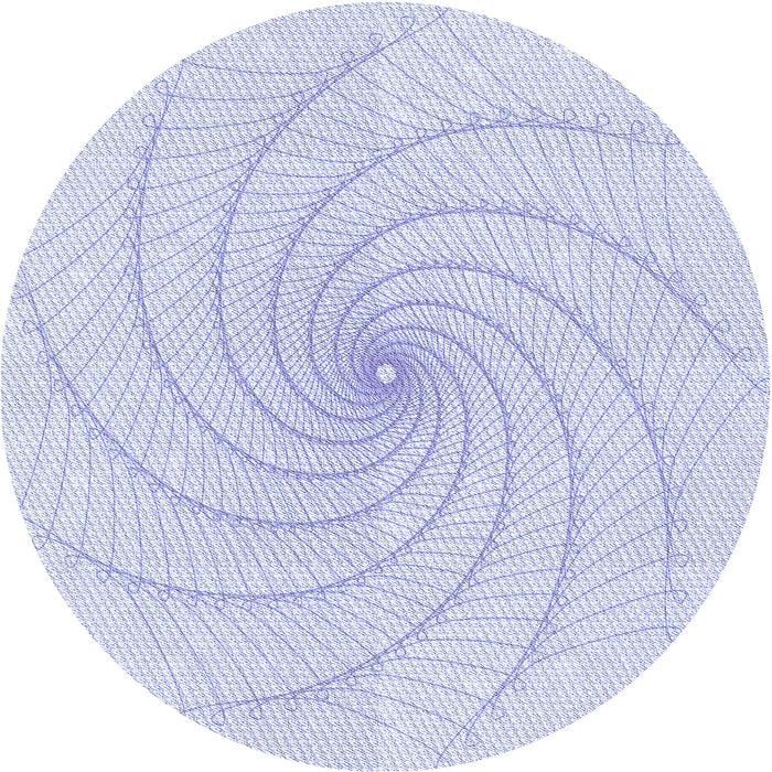 Square Patterned Lavender Blue Rug, pat3355blu