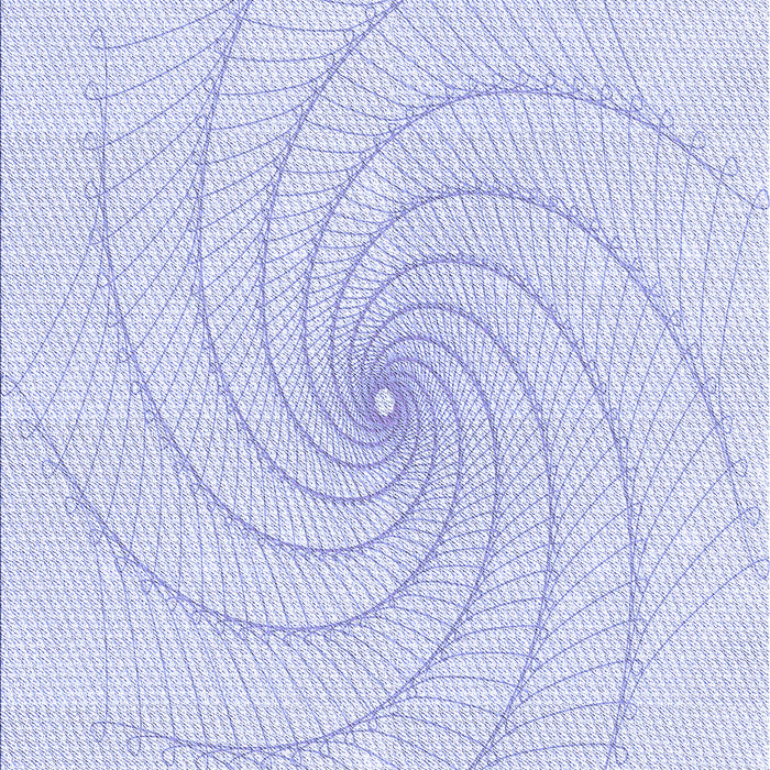 Patterned Lavender Blue Rug, pat3355blu