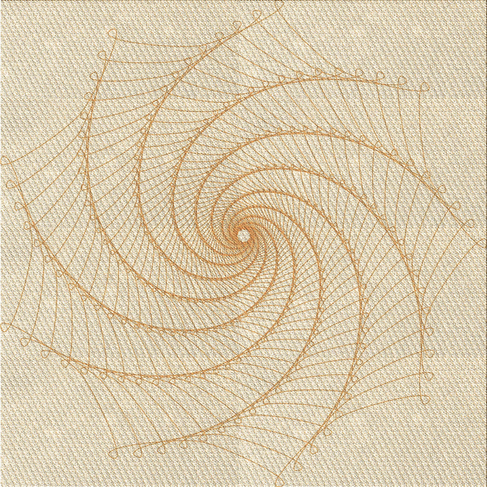 Round Machine Washable Transitional Moccasin Beige Rug, wshpat3355brn