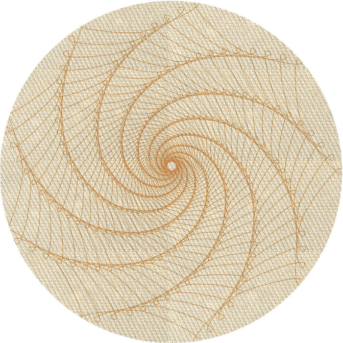 Square Patterned Moccasin Beige Rug, pat3355brn