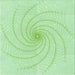 Round Patterned Mint Green Rug, pat3355grn