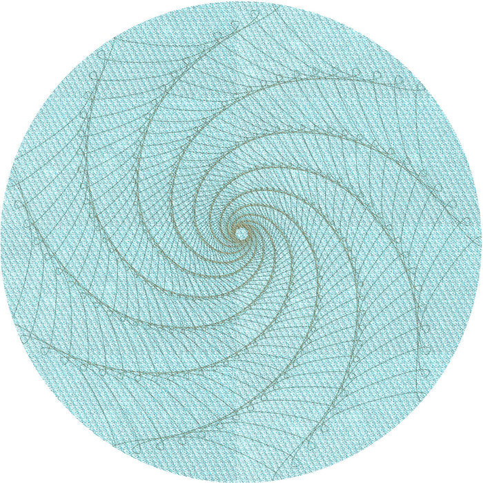 Square Patterned Diamond Blue Rug, pat3355lblu