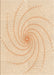 Patterned Orange Rug, pat3355org