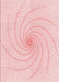 Patterned Pastel Red Pink Rug, pat3355rd