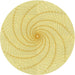 Square Patterned Sun Yellow Rug, pat3355yw