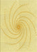 Patterned Sun Yellow Rug, pat3355yw