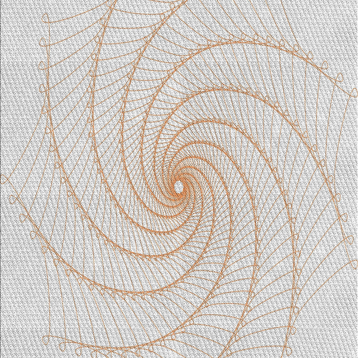 Patterned Off-White Novelty Rug, pat3355