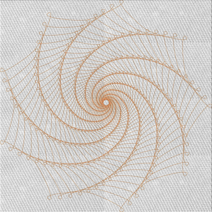 Square Patterned Off-White Novelty Rug, pat3355