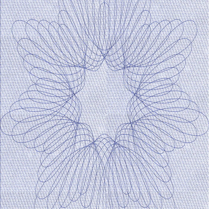 Machine Washable Transitional Lavender Blue Rug, wshpat3356blu