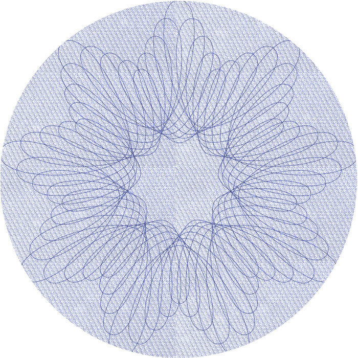 Square Patterned Lavender Blue Rug, pat3356blu