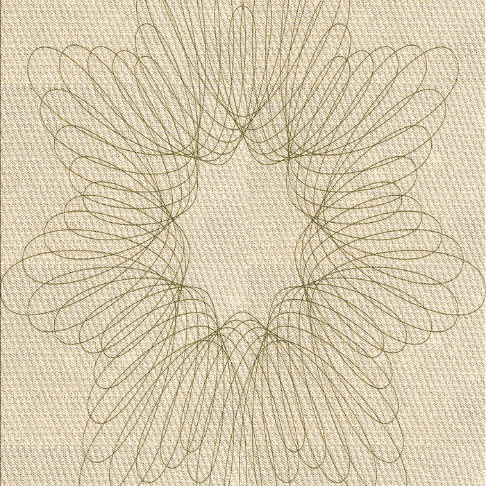 Patterned Moccasin Beige Rug, pat3356brn