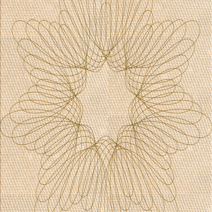 Patterned Moccasin Beige Rug, pat3356org