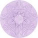 Square Machine Washable Transitional Bright Lilac Purple Rug in a Living Room, wshpat3356pur